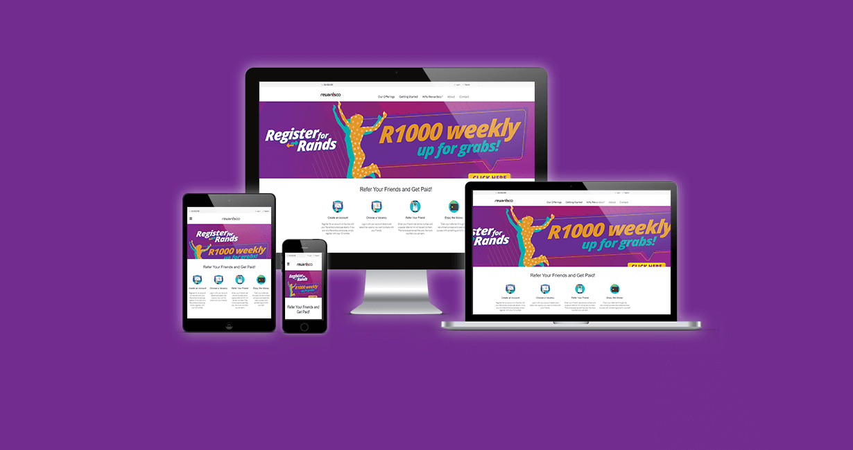 Our portfolio page has showcases websites, software systems and loan engines