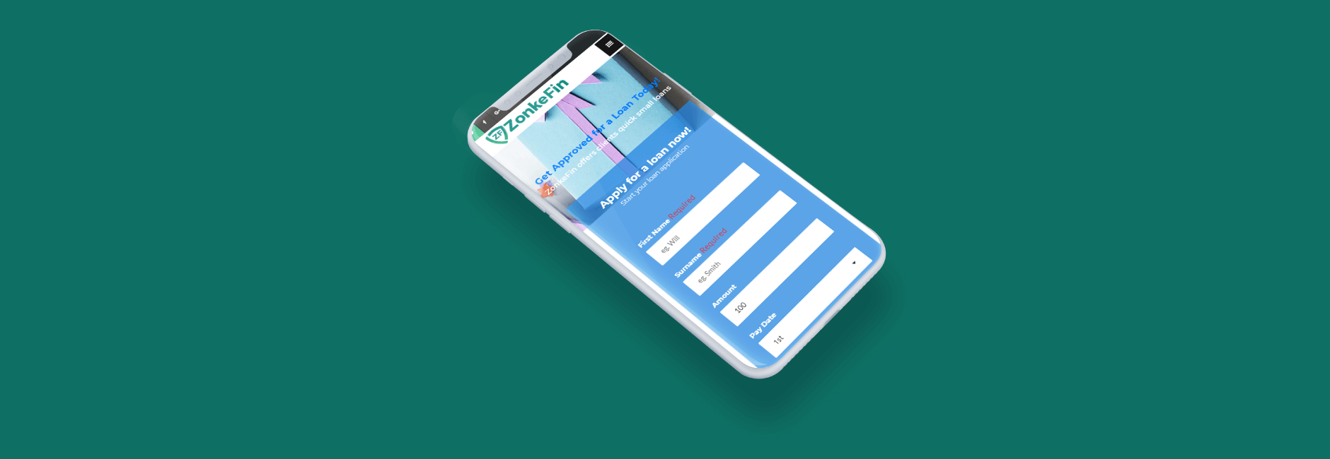 Our portfolio page showcases the work of ZonkeTech